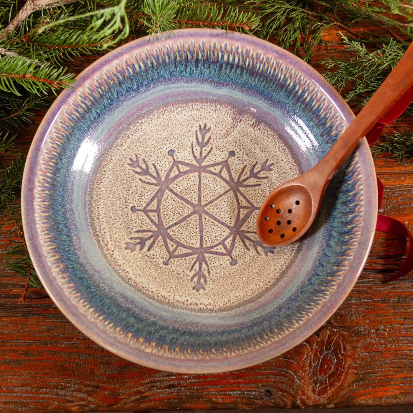 LG Georgetetown Bowl, Chattered Purple Snowflake