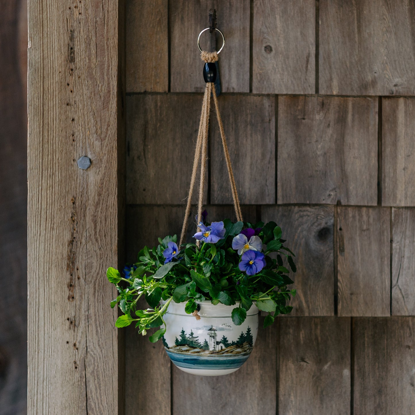 Round Hanging Planter
