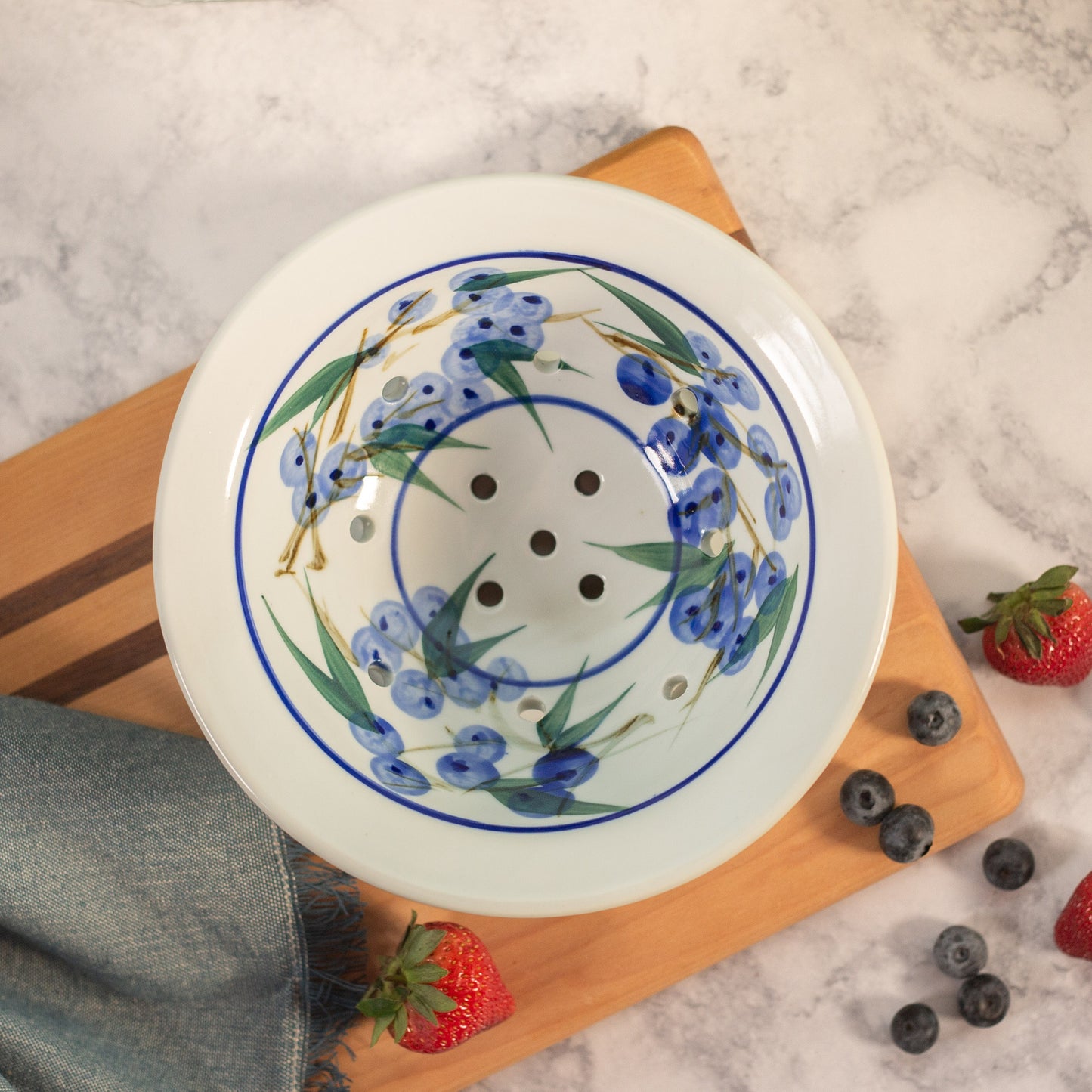 Berry Bowl with Plate