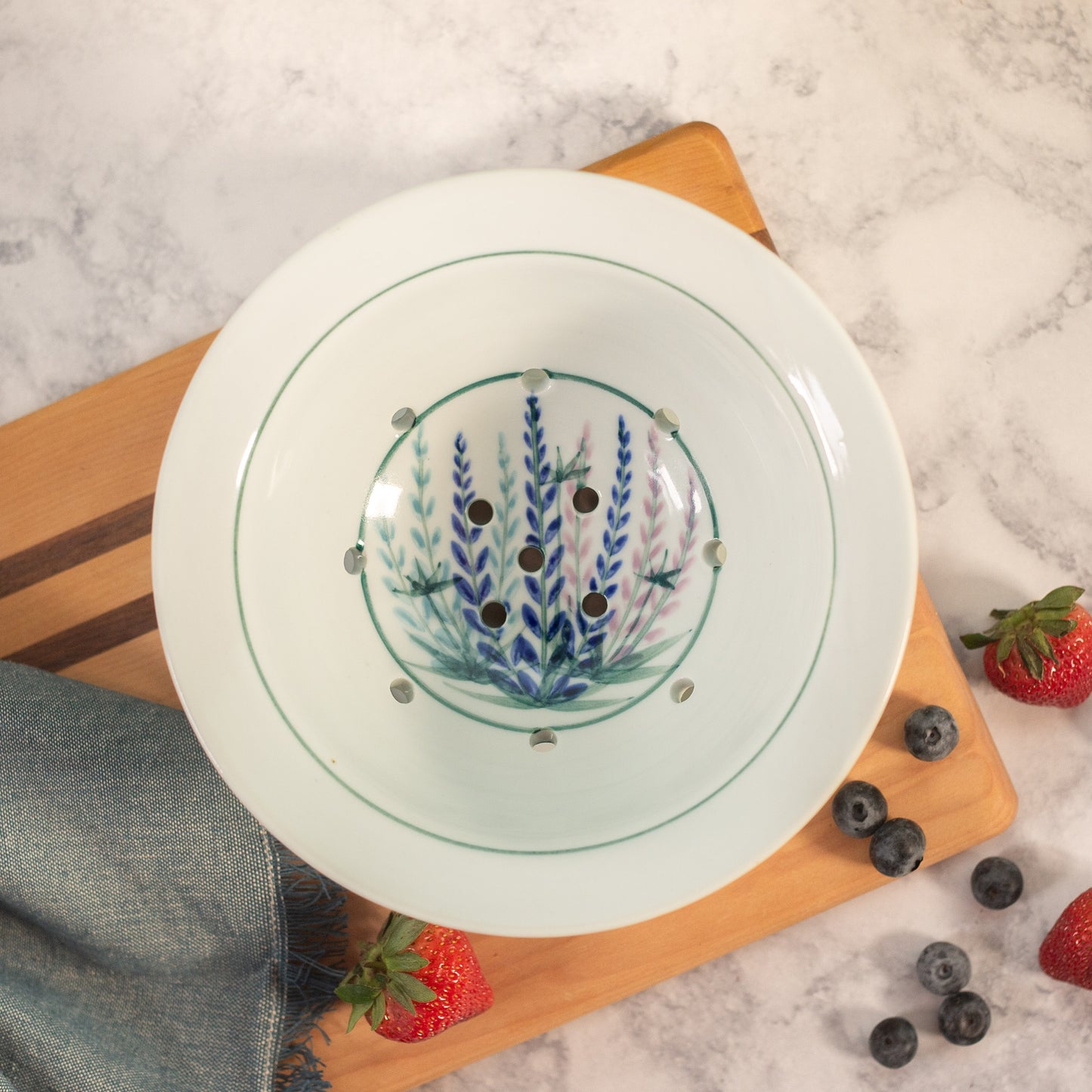 Berry Bowl with Plate