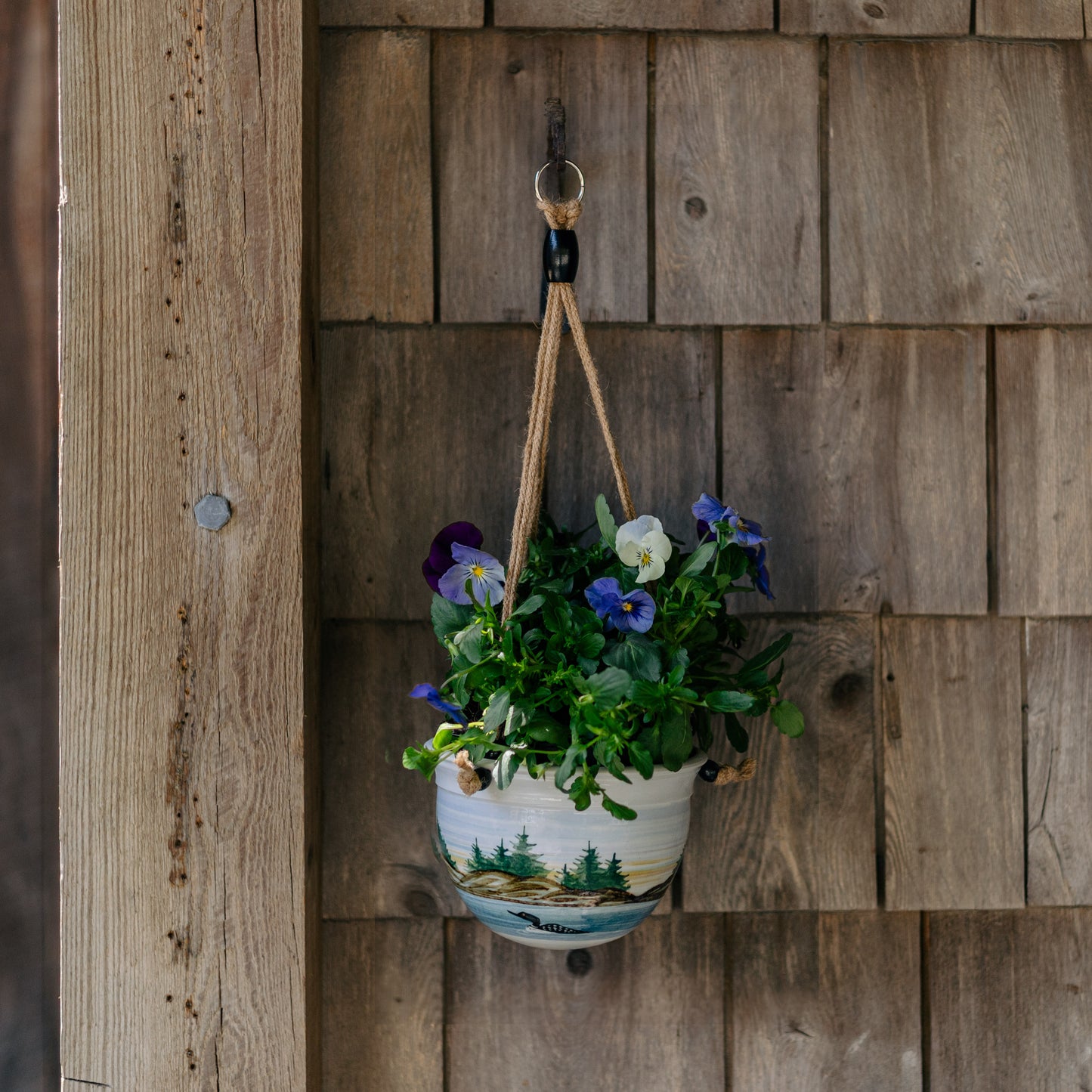 Round Hanging Planter