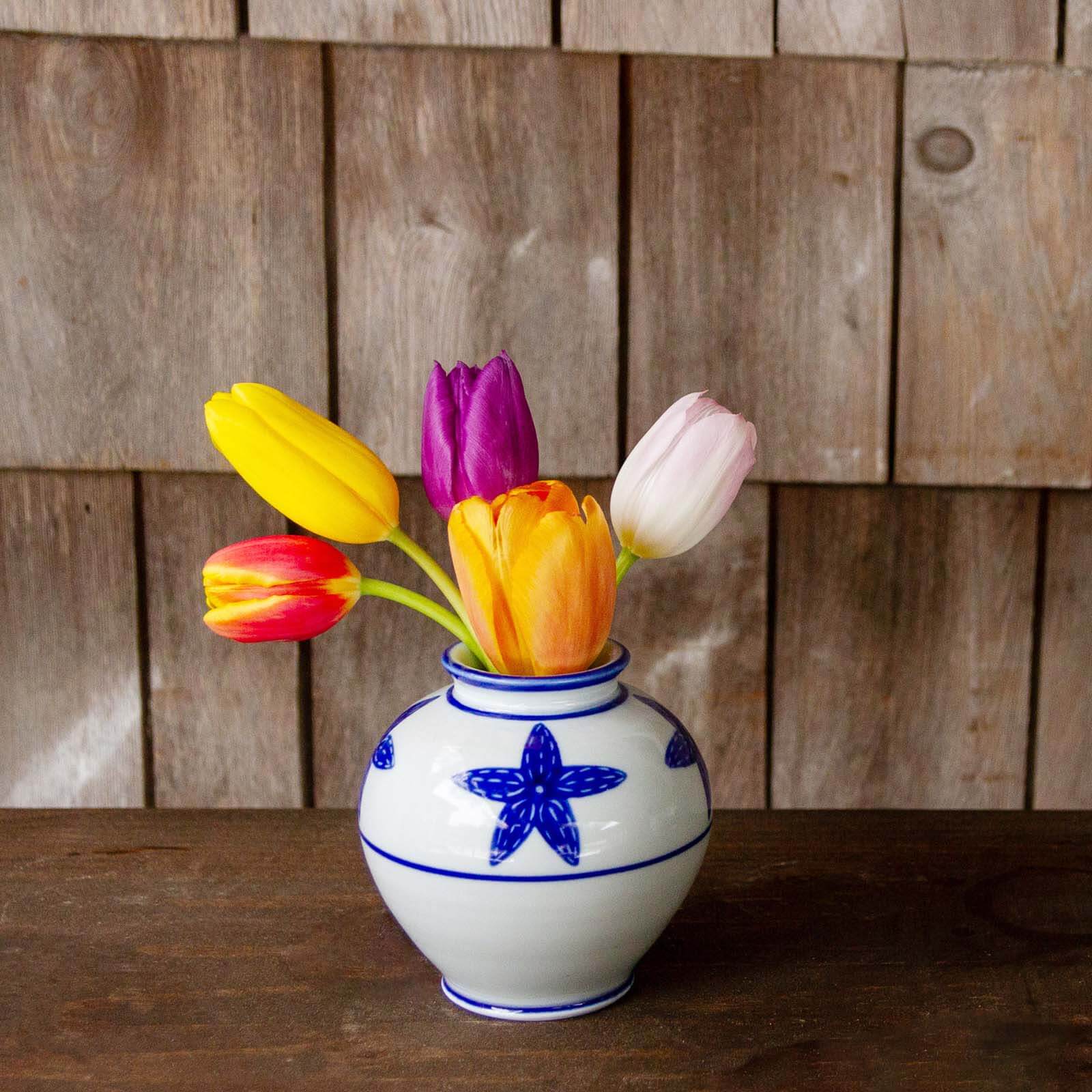 Small Thrown Vase, Starfish