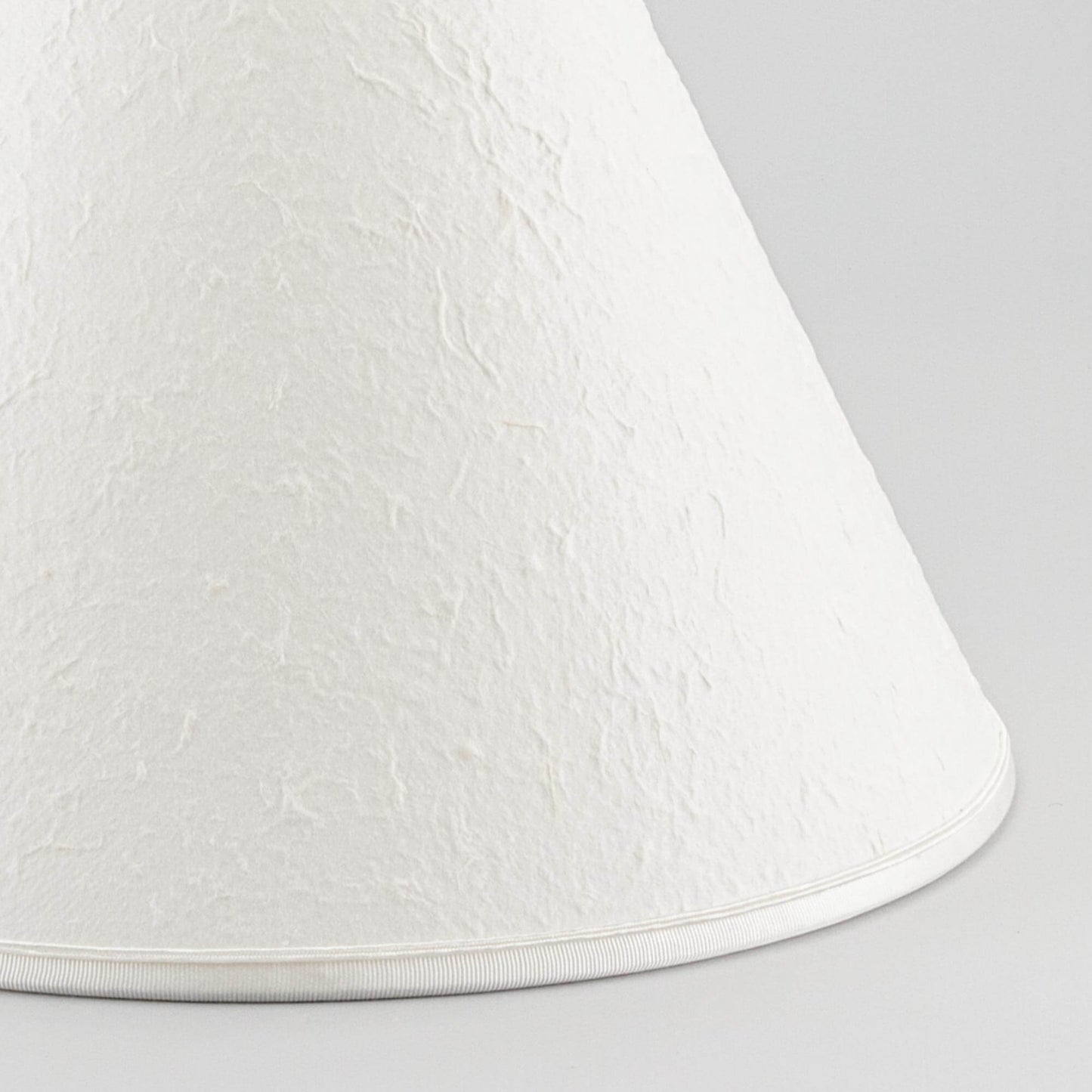 Close up of Off-White Natural Paper Lamp Shade