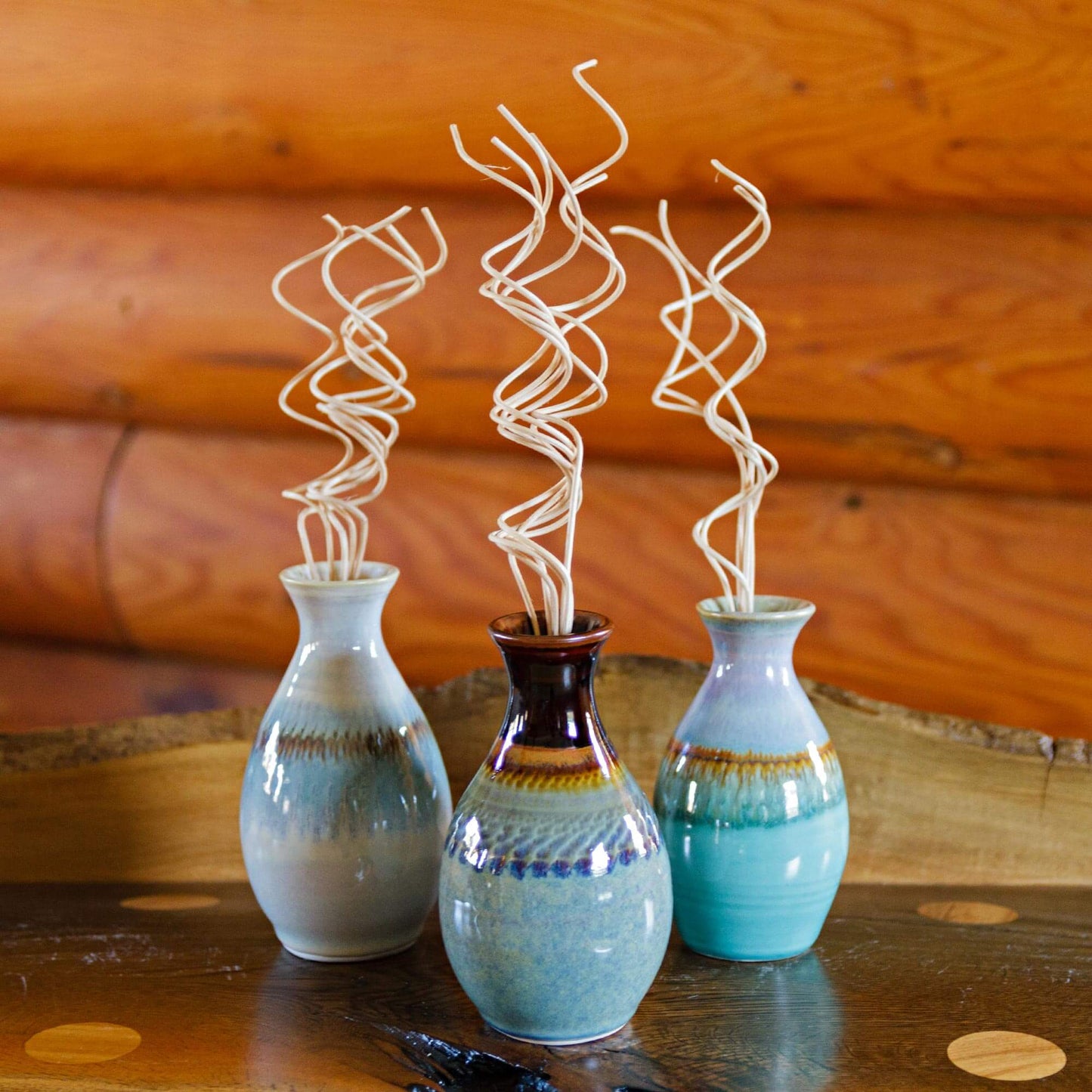 Handmade Pottery Diffuser made by Georgetown Pottery in Maine