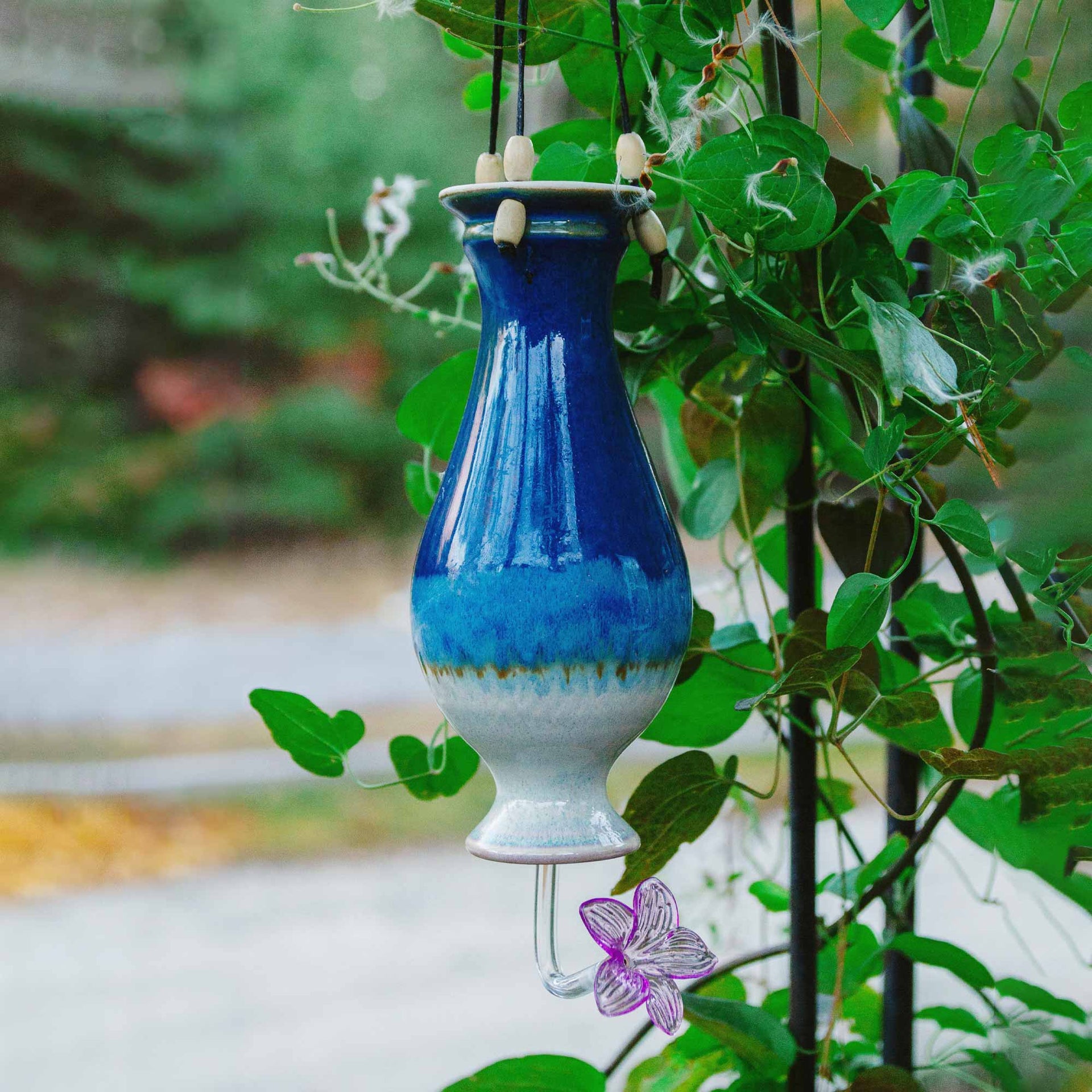 Hummingbird Feeder (Blue Hamada)