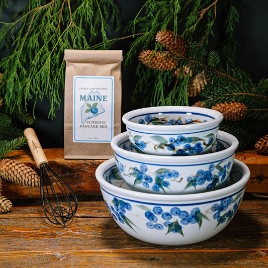 Blueberry Mixing Bowl Set Breakfast Bundle