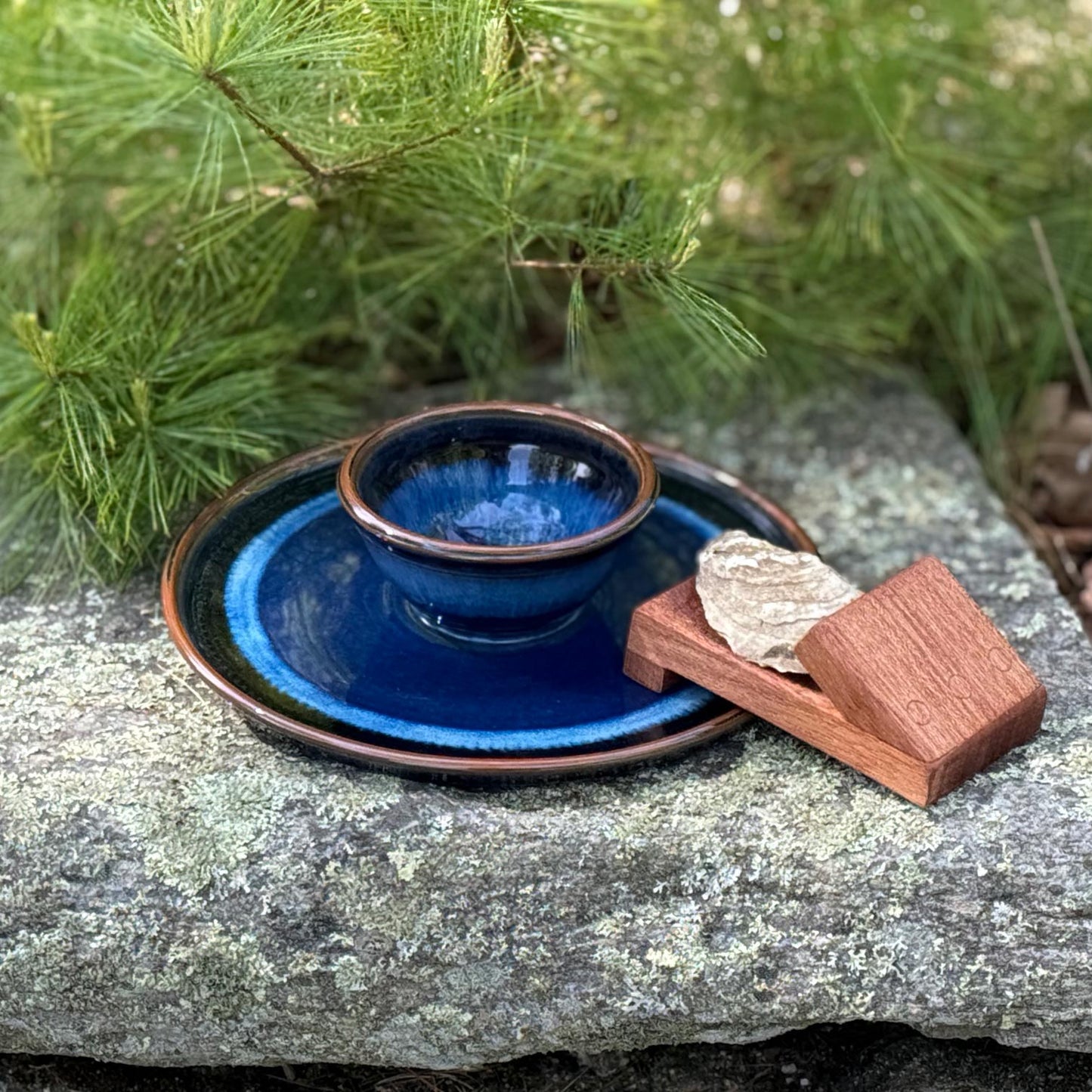 "Oyster Tray" & Mahogany Oyster Grip