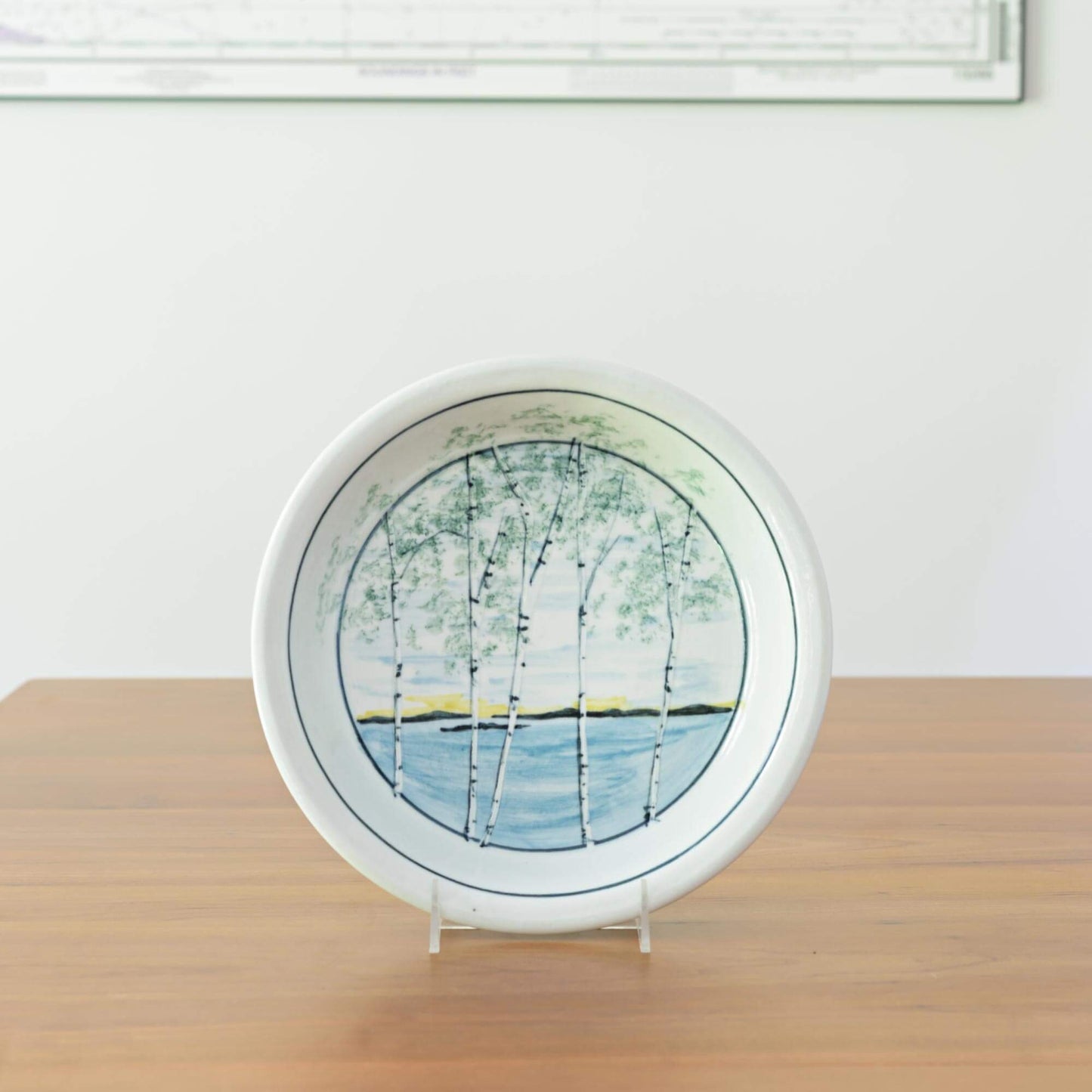 Pie Plate & Wooden Server