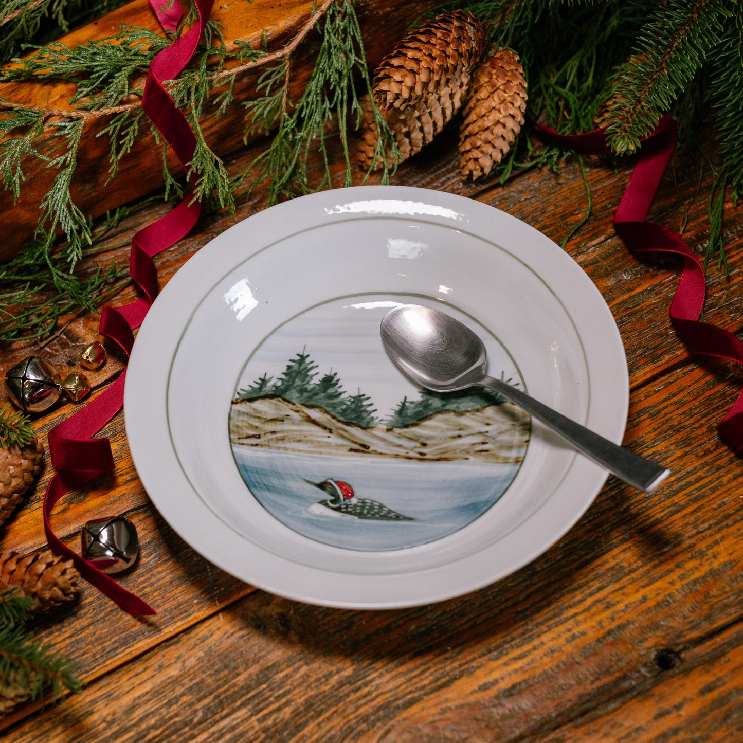 Pasta/Salad Bowl, Santa Loon