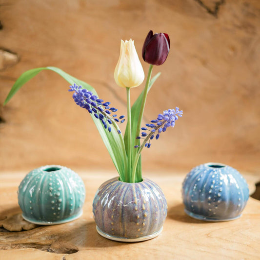 Urchin Ikebana Vase by Georgetown Pottery, made in Maine